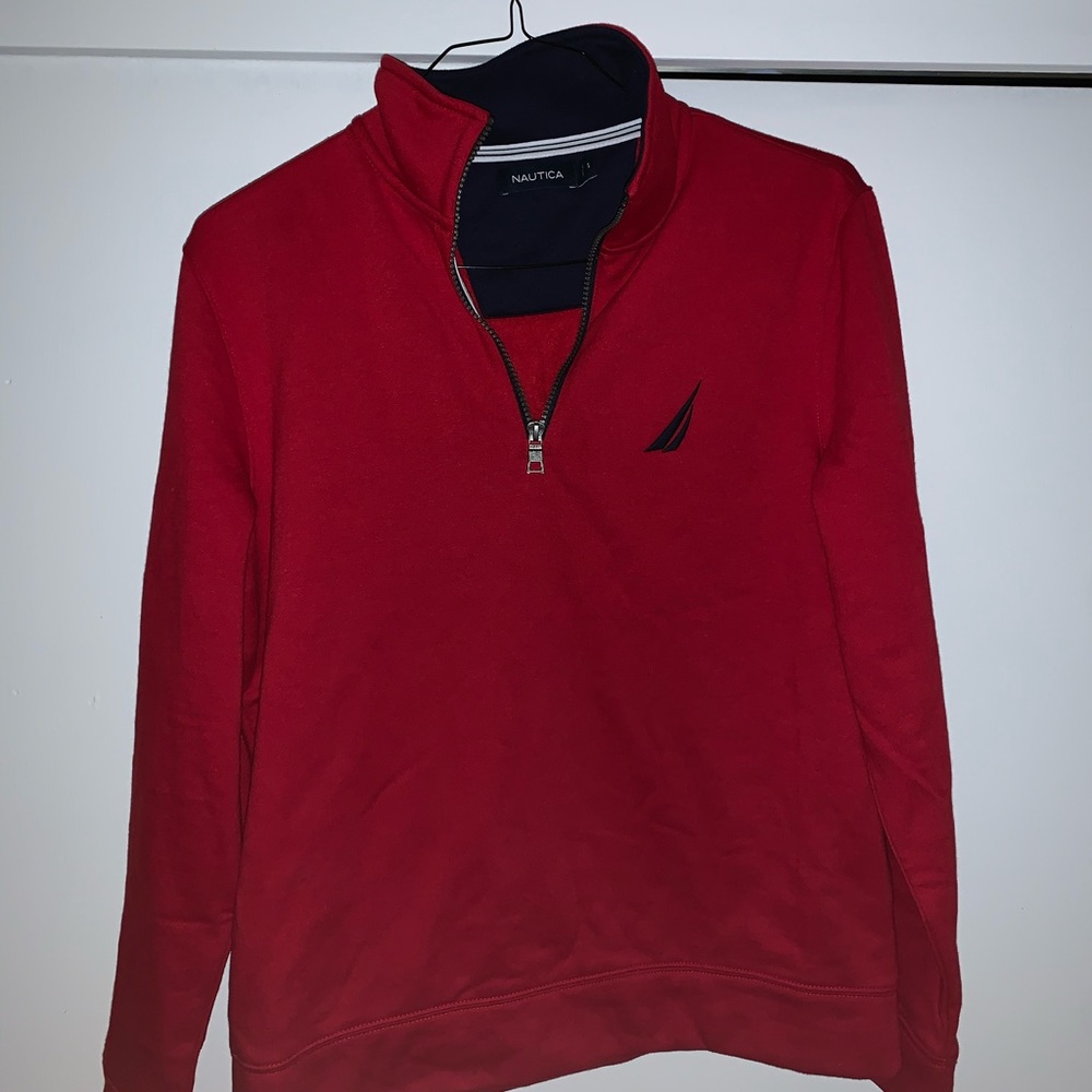 Red Nautica Pullover
